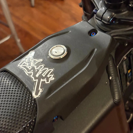 Talaria XXX Ignition Cover Titanium